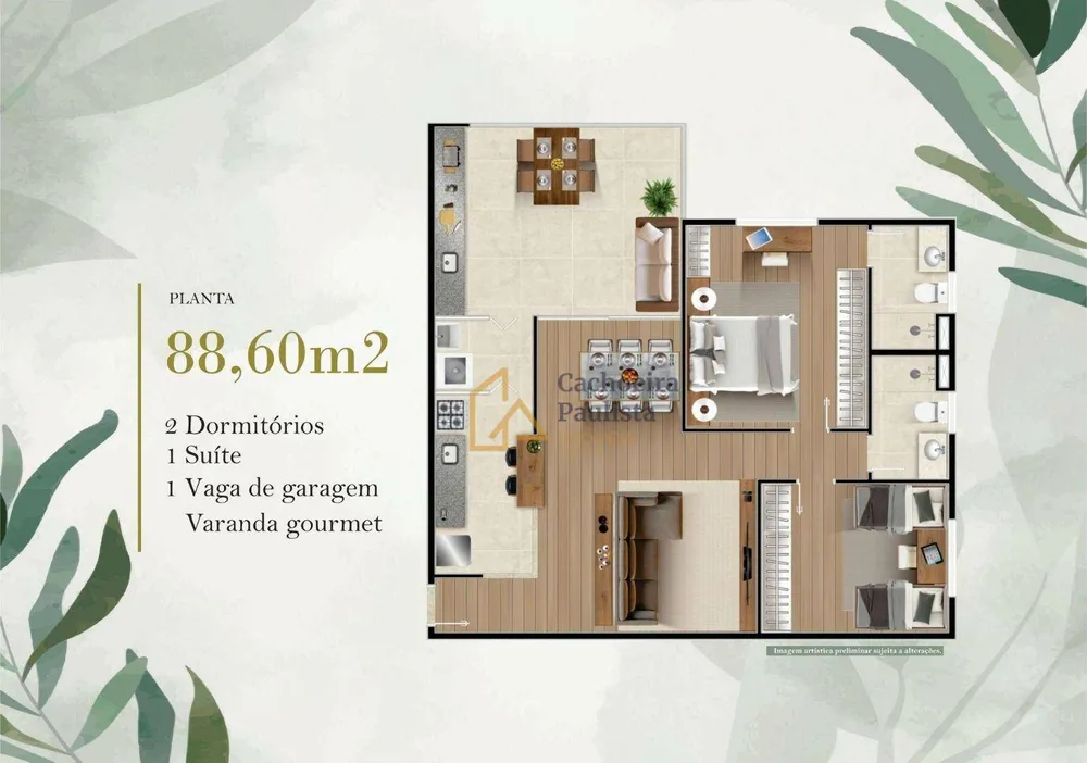 Apartamento, 2 quartos, 88 m² - Foto 7