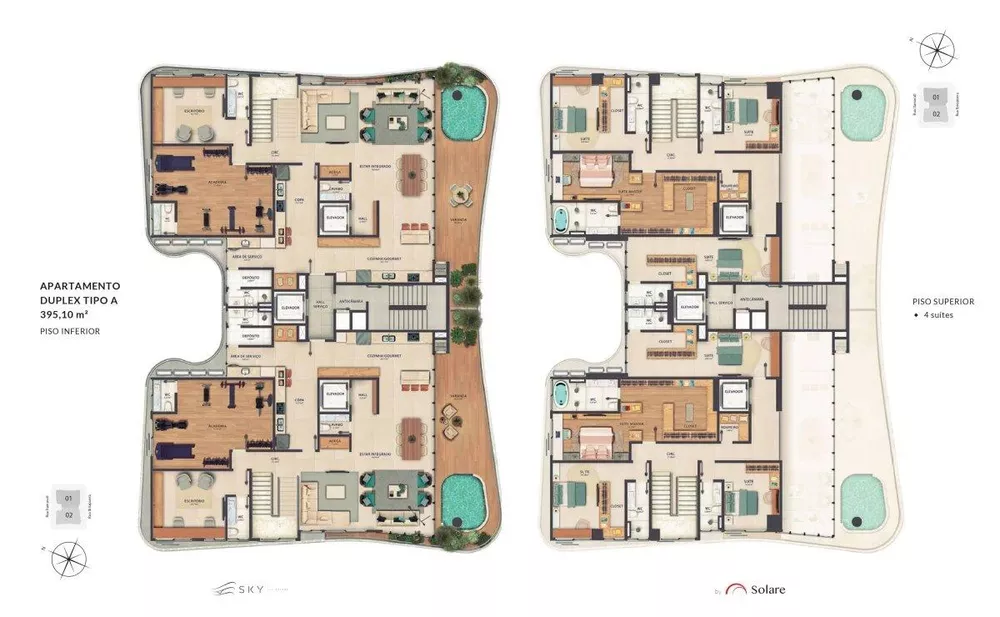 Apartamento, 4 quartos, 224 m² - Foto 2