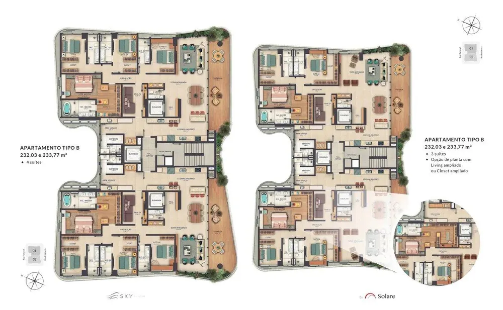 Apartamento, 4 quartos, 224 m² - Foto 12