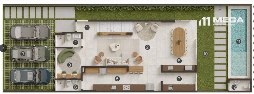 Casa de Condomínio, 4 quartos - Foto 2