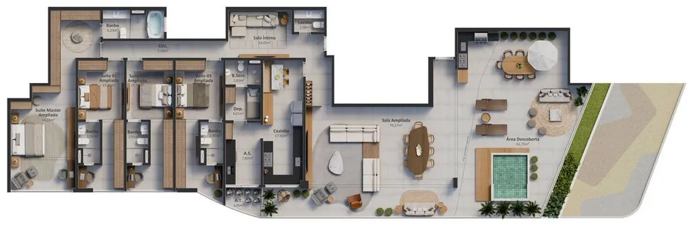 Apartamento, 4 quartos, 274 m² - Foto 4