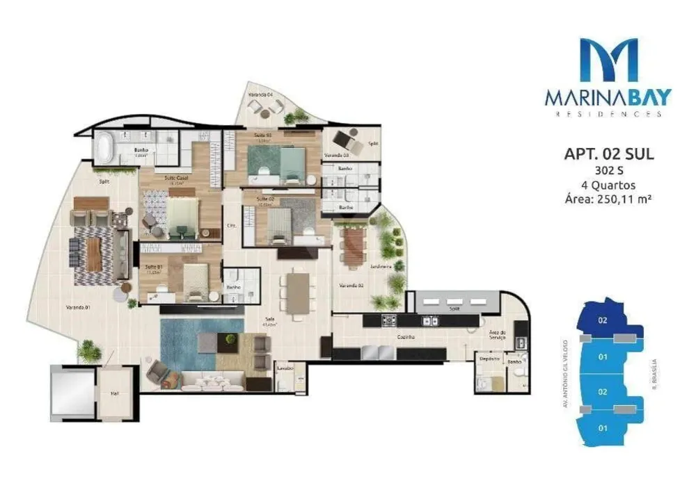 Apartamento, 4 quartos, 241 m² - Foto 14