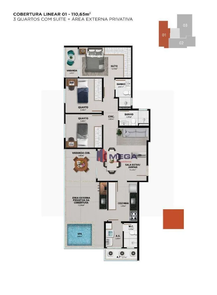 Apartamento, 2 quartos, 61 m² - Foto 16