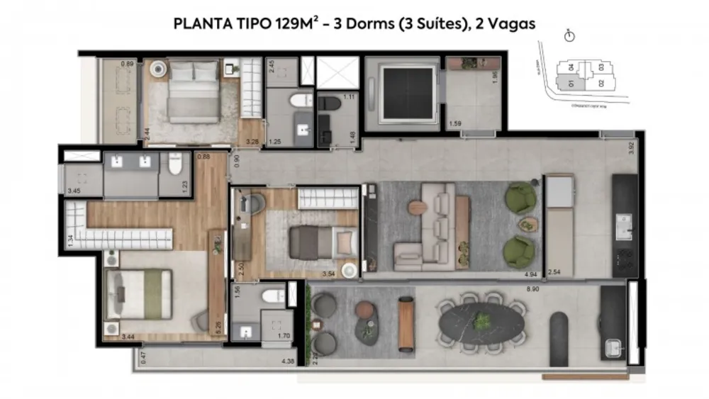 Casa, 2 quartos, 129 m² - Foto 10