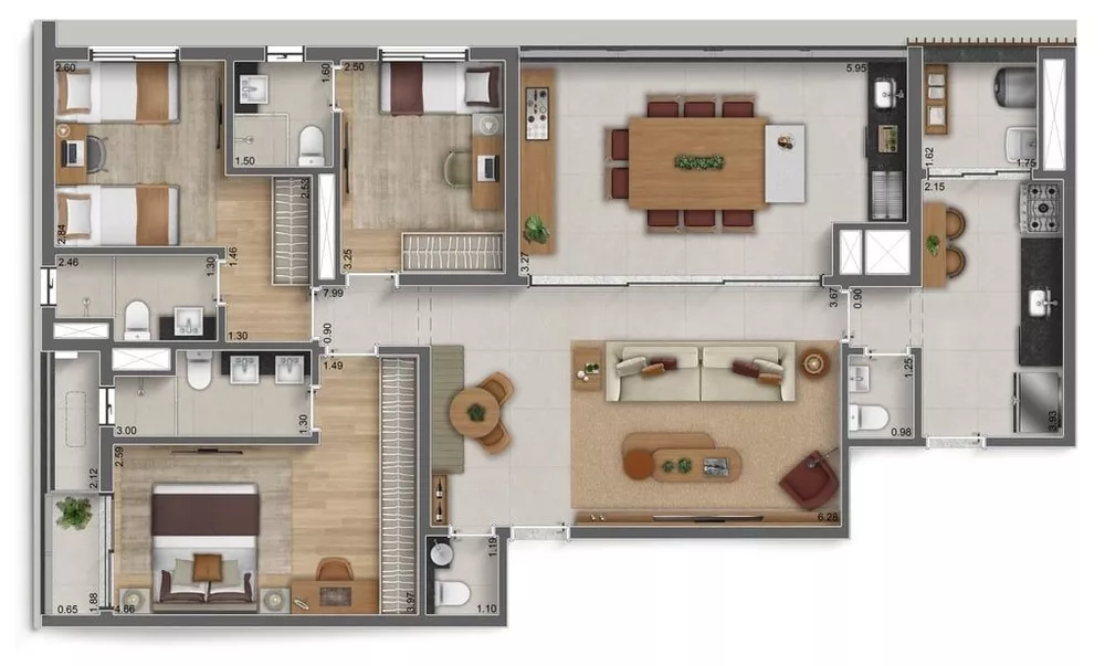 Apartamento, 3 quartos, 108 m² - Foto 21