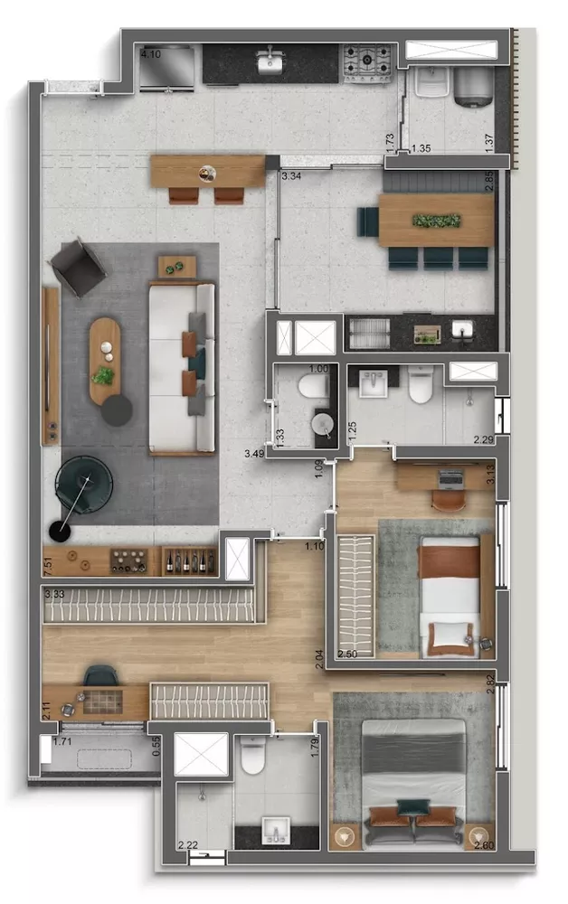 Apartamento, 3 quartos, 108 m² - Foto 16
