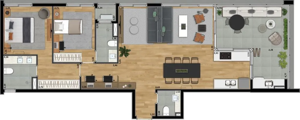 Apartamento, 3 quartos, 111 m² - Foto 20