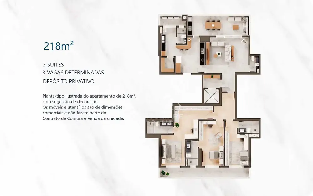 Apartamento, 3 quartos, 218 m² - Foto 4