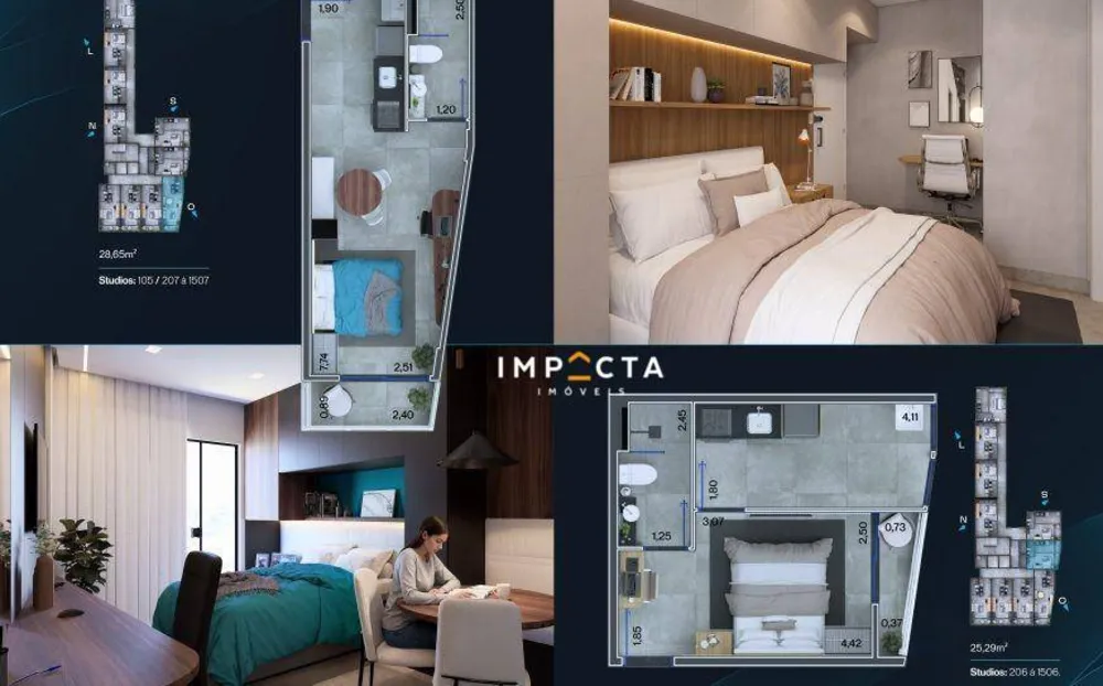 Apartamento, 1 quarto, 22 m² - Foto 8