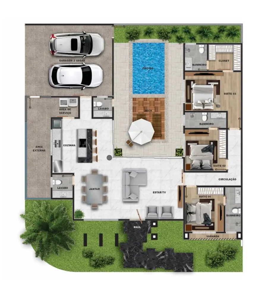 Casa, 3 quartos, 180 m² - Foto 4