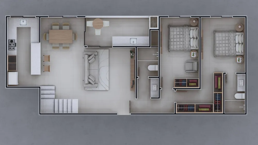 Cobertura, 3 quartos, 163 m² - Foto 19
