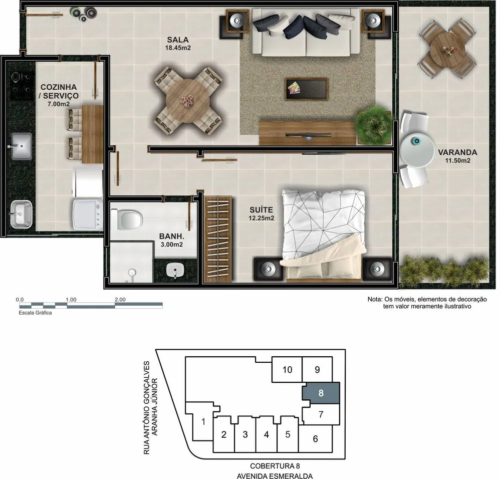Sala-Conjunto, 32 m² - Foto 34