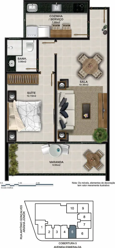 Sala-Conjunto, 32 m² - Foto 36