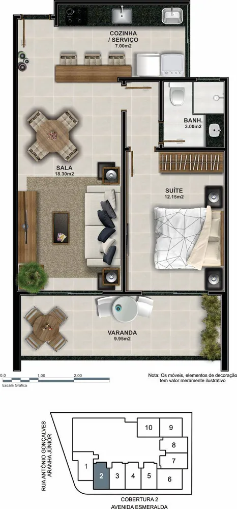 Sala-Conjunto, 32 m² - Foto 29