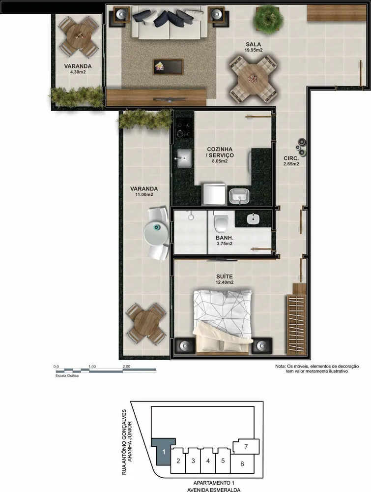 Sala-Conjunto, 32 m² - Foto 40