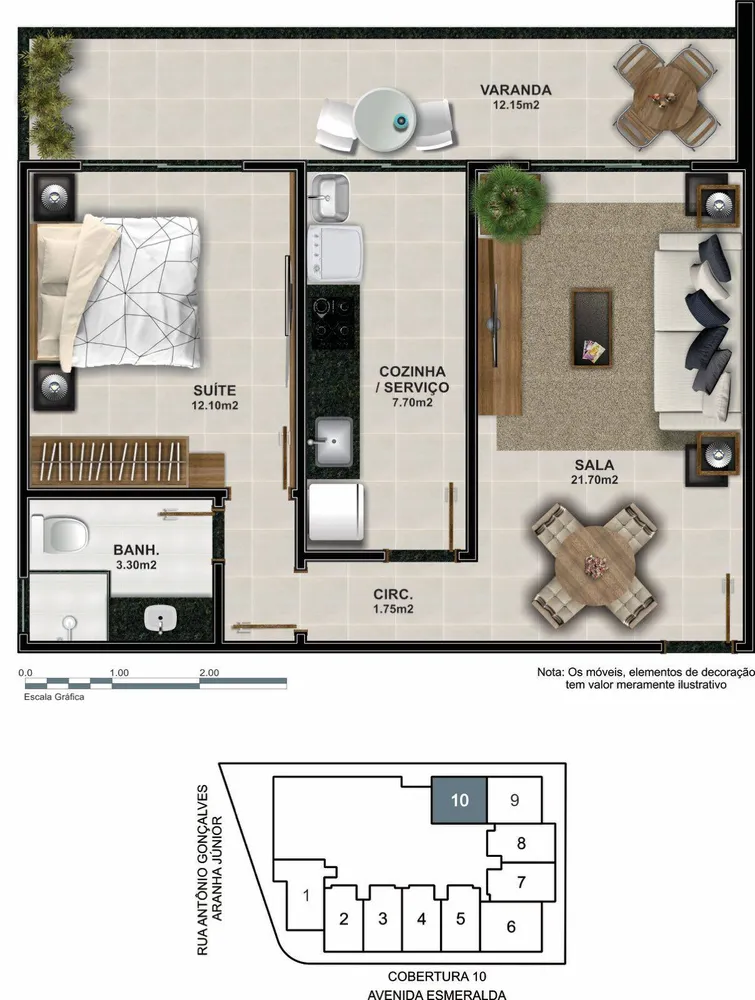 Sala-Conjunto, 32 m² - Foto 32