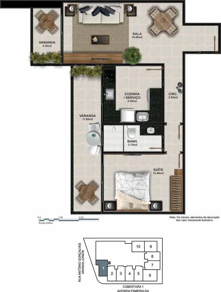 Sala-Conjunto, 32 m² - Foto 38