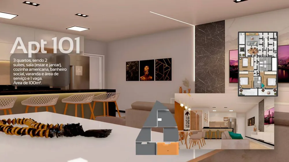 Apartamento, 1 quarto, 62 m² - Foto 9
