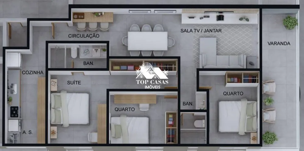 Apartamento, 3 quartos, 91 m² - Foto 23