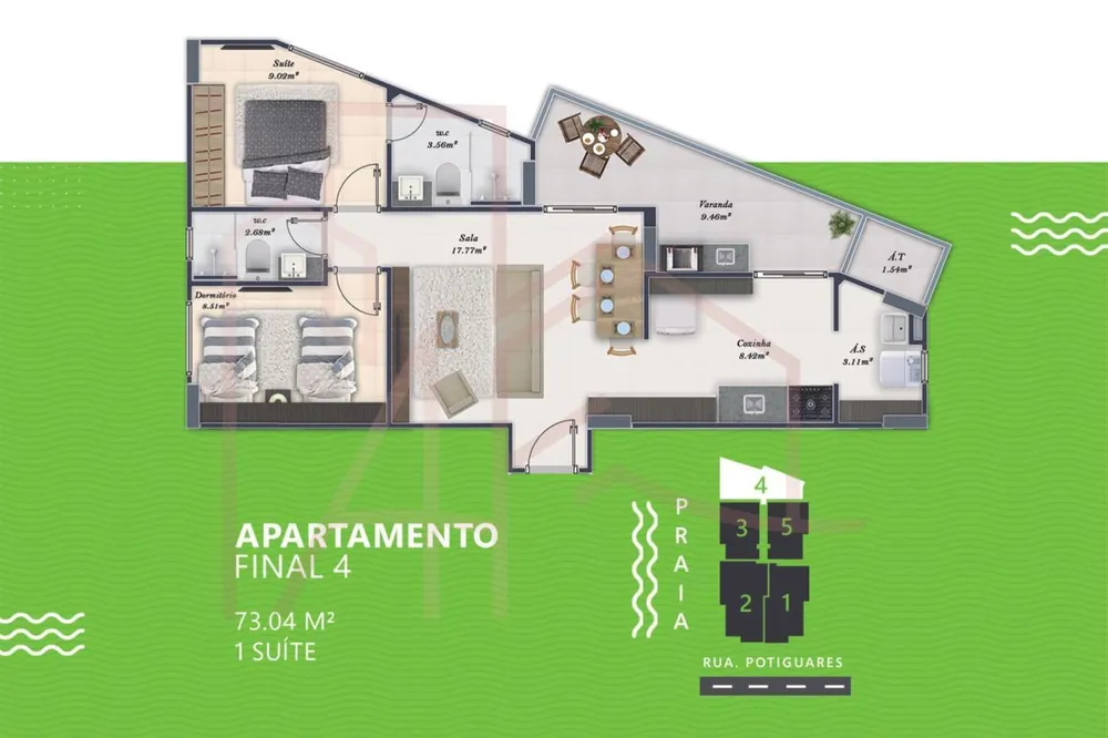 Apartamento, 2 quartos, 84 m² - Foto 3