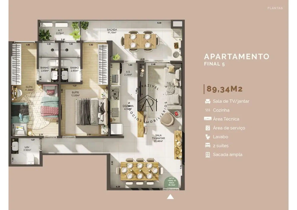 Apartamento, 2 quartos, 80 m² - Foto 11