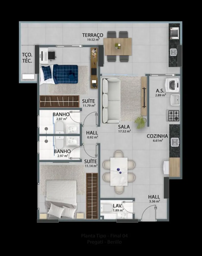 Apartamento, 2 quartos - Foto 11