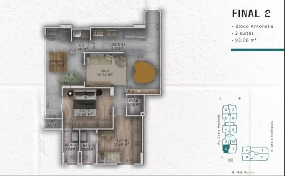 Apartamento, 2 quartos, 85 m² - Foto 9