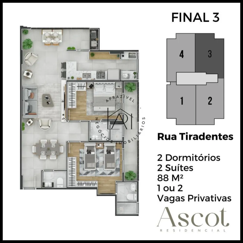 Apartamento, 2 quartos, 87 m² - Foto 8
