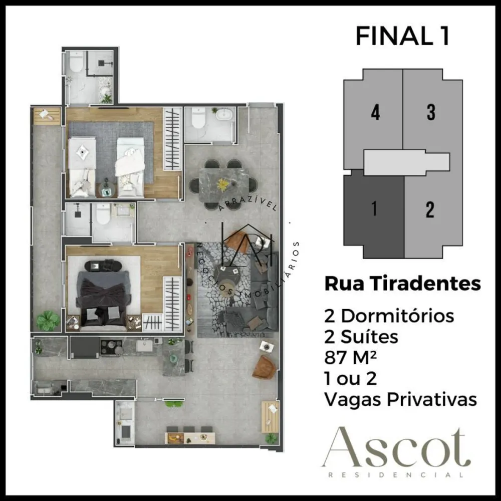 Apartamento, 2 quartos, 87 m² - Foto 10
