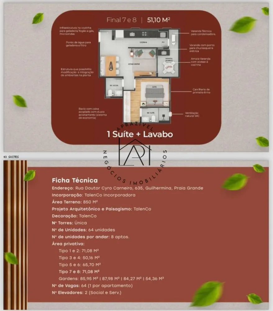 Apartamento, 2 quartos, 65 m² - Foto 2