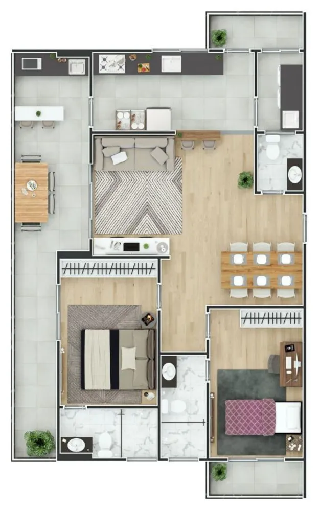 Apartamento, 2 quartos, 84 m² - Foto 9