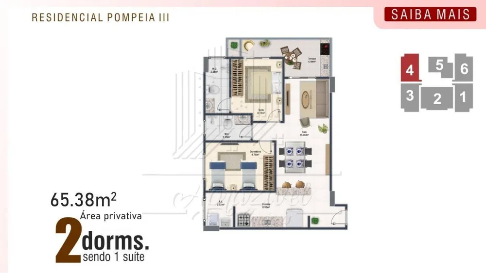 Apartamento, 2 quartos, 65 m² - Foto 10