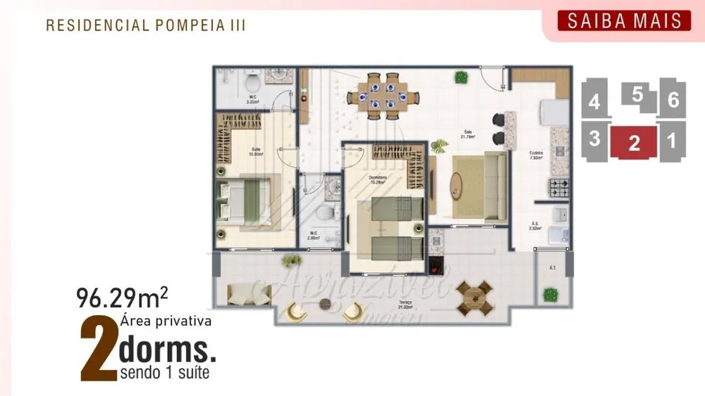 Apartamento, 2 quartos, 65 m² - Foto 9