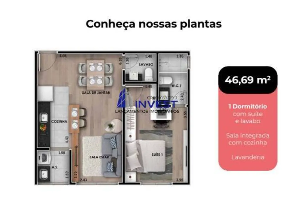 Apartamento, 1 quarto - Foto 15