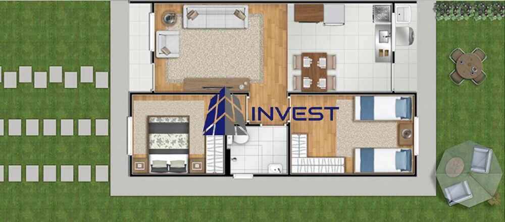 Casa, 2 quartos, 120 m² - Foto 11