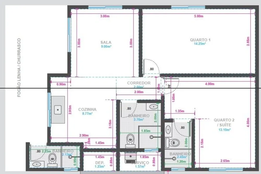Chácara, 2 quartos, 2700 m² - Foto 3