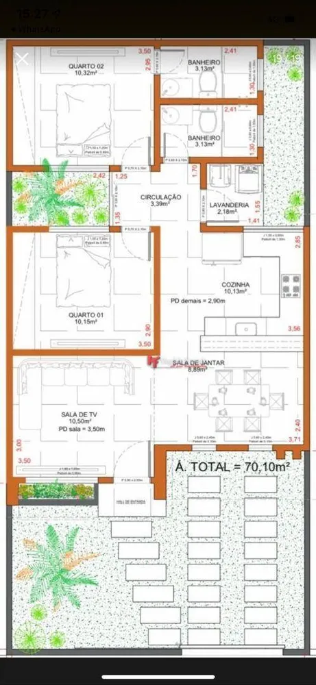 Casa, 2 quartos, 71 m² - Foto 5