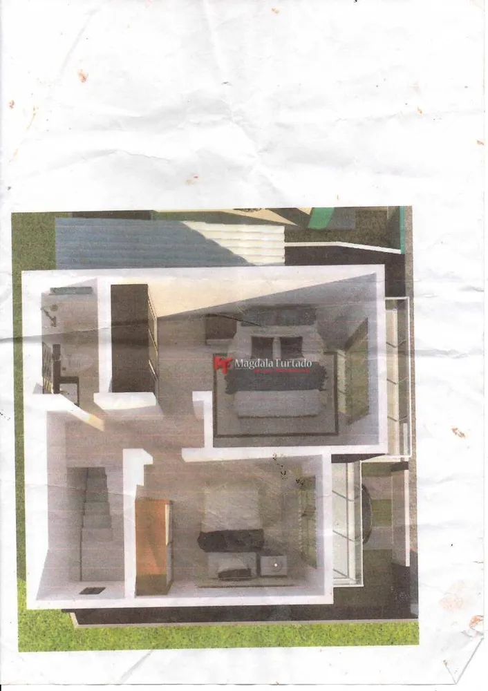 Casa, 2 quartos, 36 m² - Foto 2
