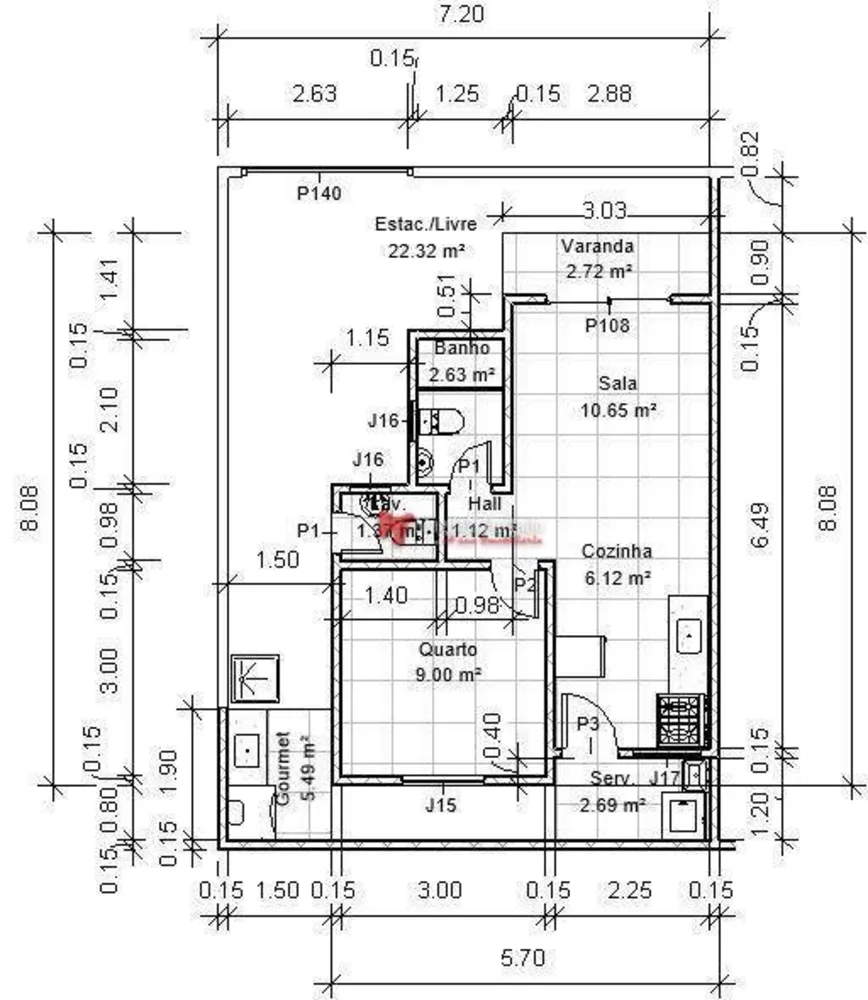 Casa, 1 quarto, 46 m² - Foto 7