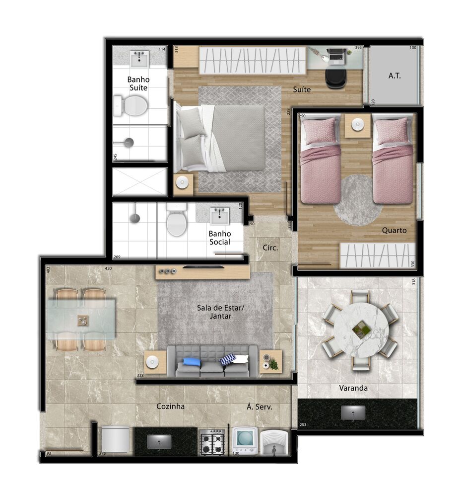 Apartamento, 2 quartos, 96 m² - Foto 34