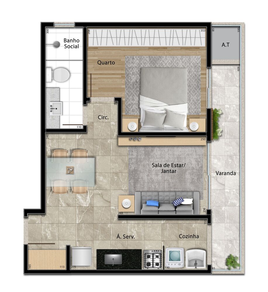 Apartamento, 2 quartos, 96 m² - Foto 23