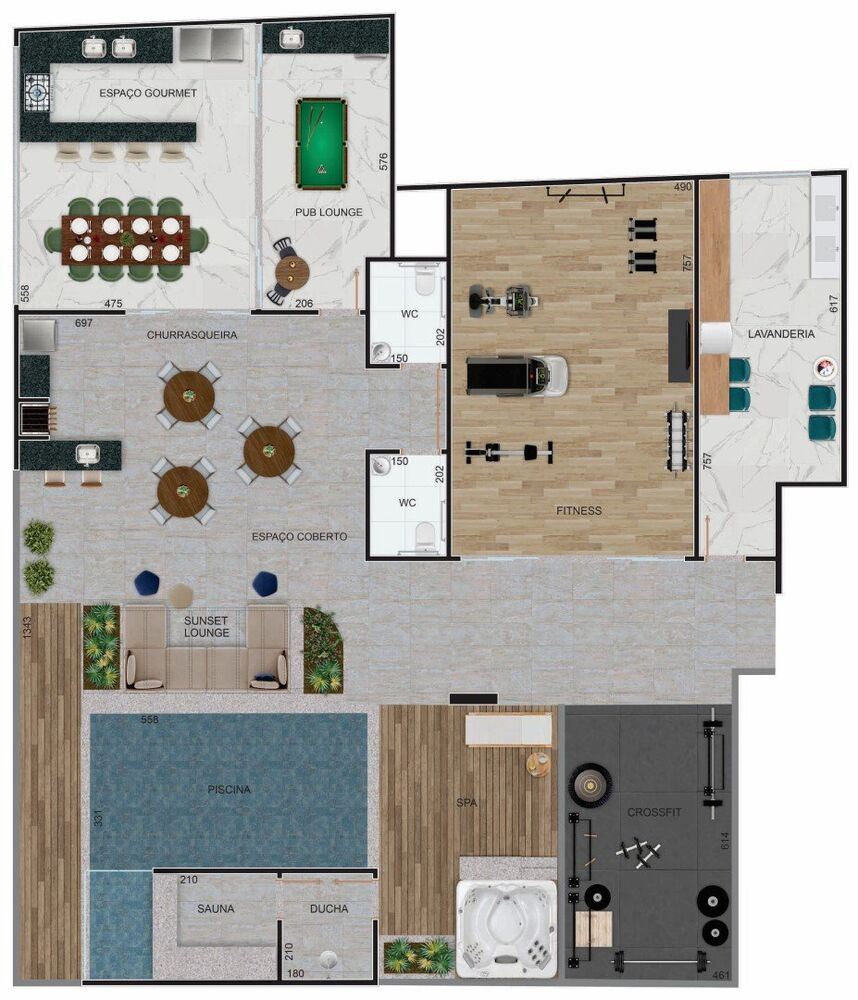 Apartamento, 1 quarto, 45 m² - Foto 49