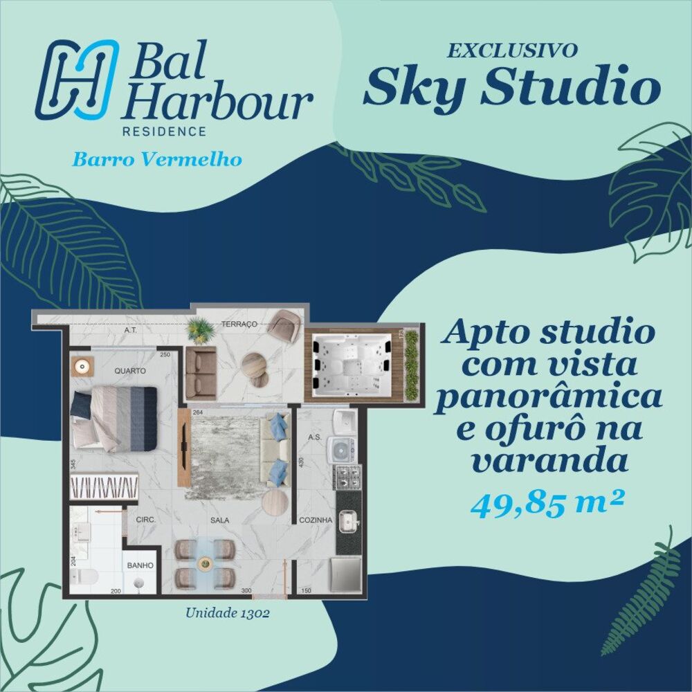 Apartamento, 1 quarto, 45 m² - Foto 55