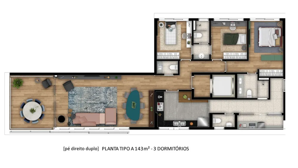 Apartamento, 3 quartos, 145 m² - Foto 10