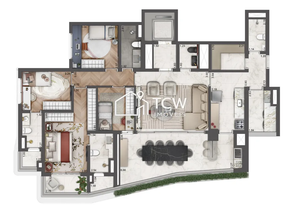 Apartamento, 4 quartos, 156 m² - Foto 6
