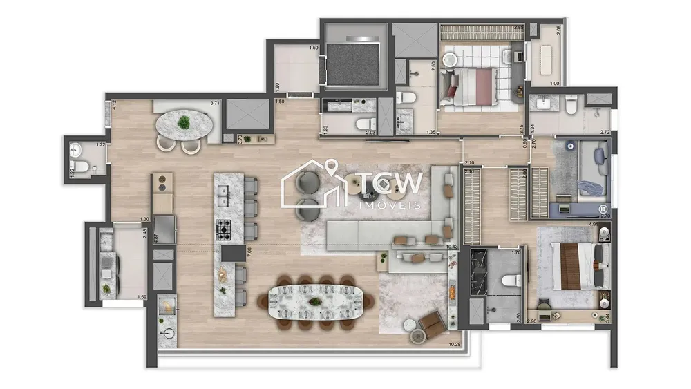 Apartamento, 4 quartos, 164 m² - Foto 8