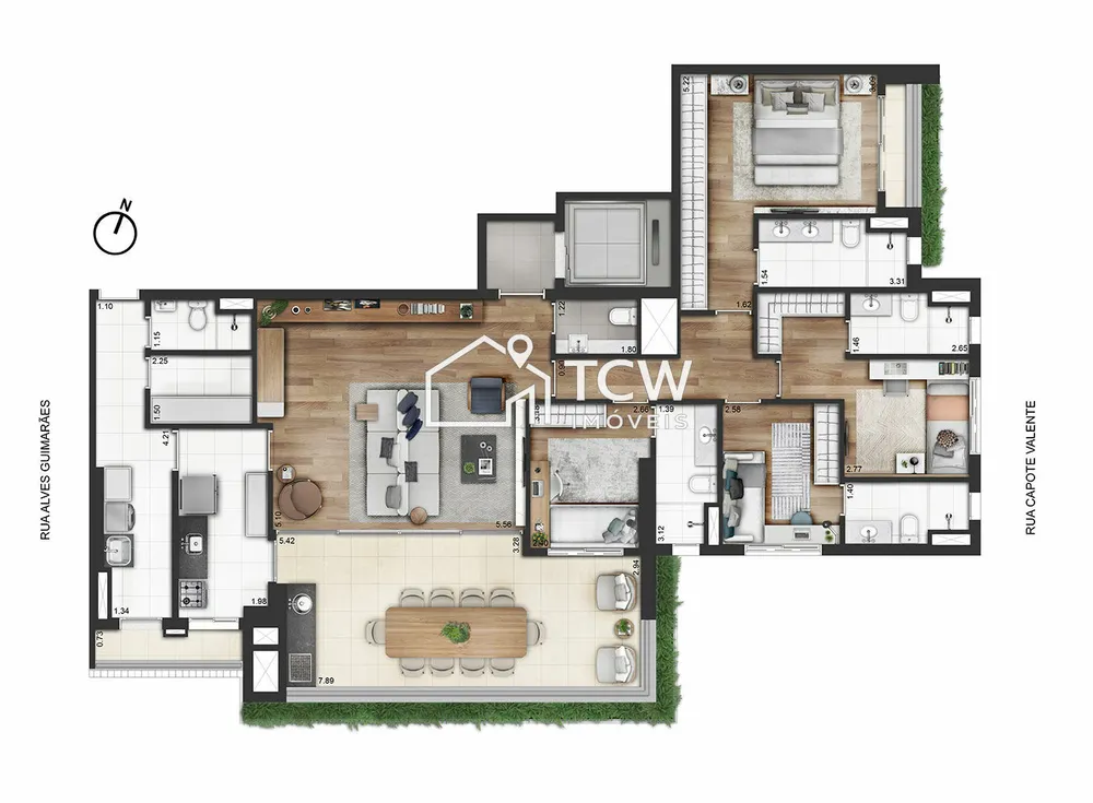 Apartamento, 4 quartos, 187 m² - Foto 12