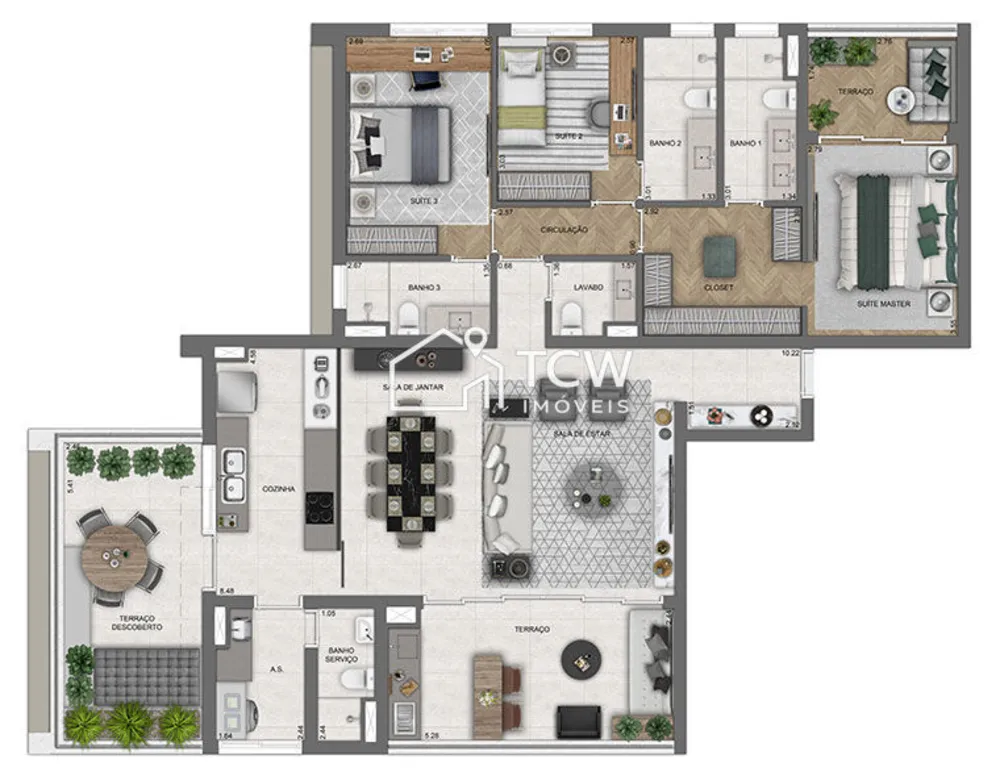 Apartamento, 3 quartos, 140 m² - Foto 15