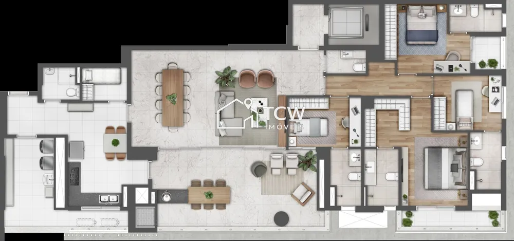Apartamento, 4 quartos, 224 m² - Foto 10