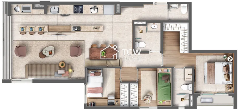 Apartamento, 3 quartos, 90 m² - Foto 8